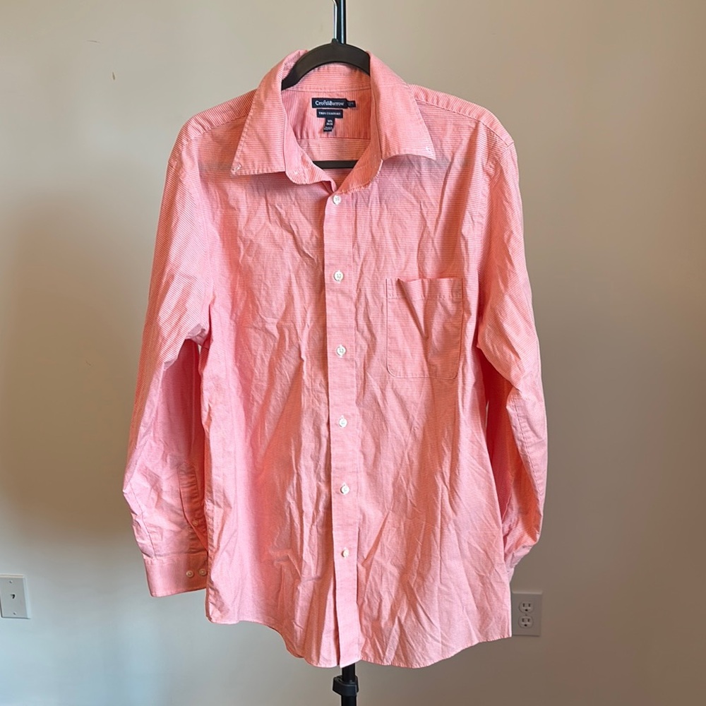 Calvin Klein Pink Casual Button Down Shirt